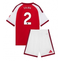 Arsenal William Saliba #2 Domaci Dres za djecu 2026-27 Kratak Rukav (+ Kratke hlače)